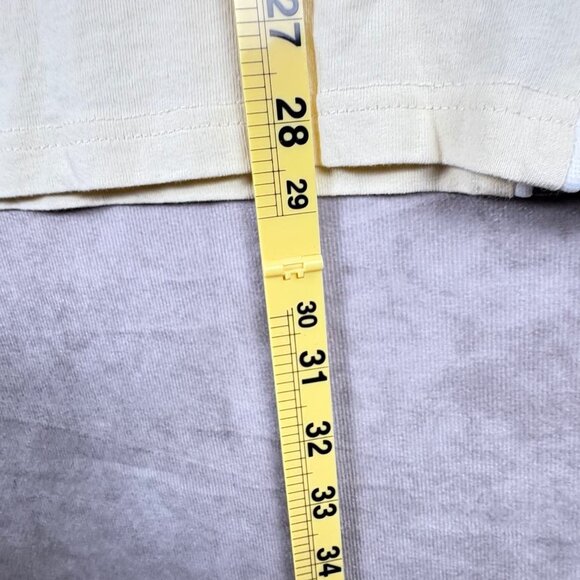 Aelfric Eden Graphic T-Shirt Men's Large Cream Brown 100% Cotton Streetwear Tee - Picture 6 of 9